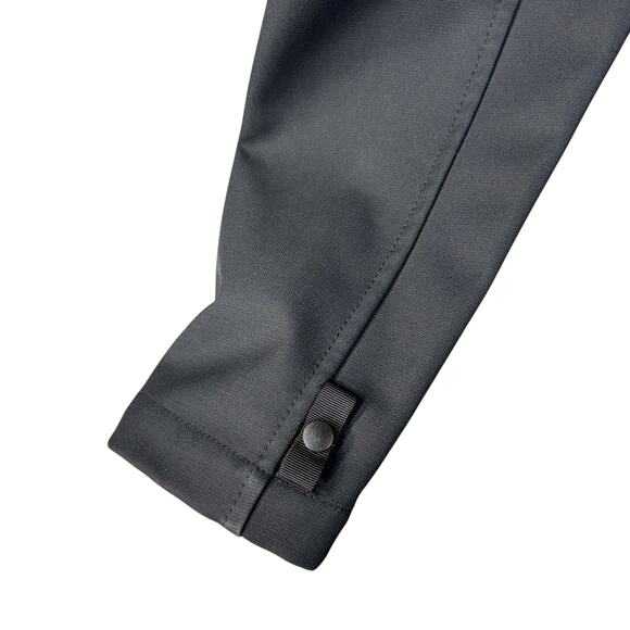 The North Face Womens Small Jacket Full-Zip Pockets Mock Neck Cinch Waist Black - Picture 7 of 16